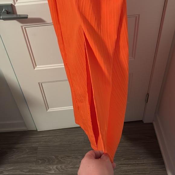 Orange One-Shoulder Dress - Picture 6 of 7